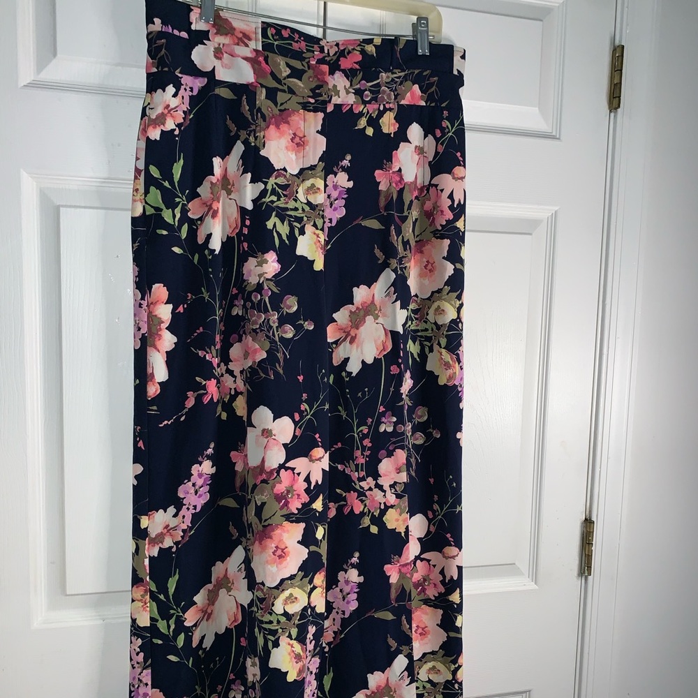 New York & company high waisted wide pants